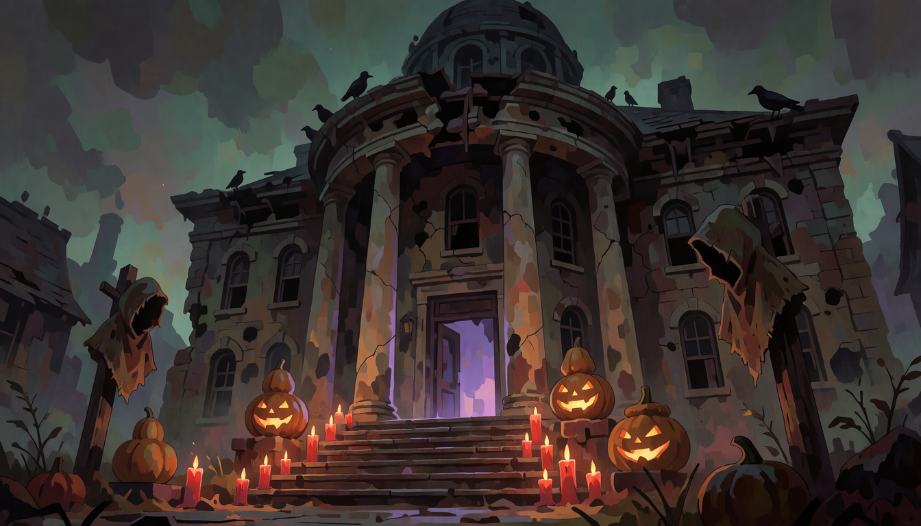 Haunted Hall splash